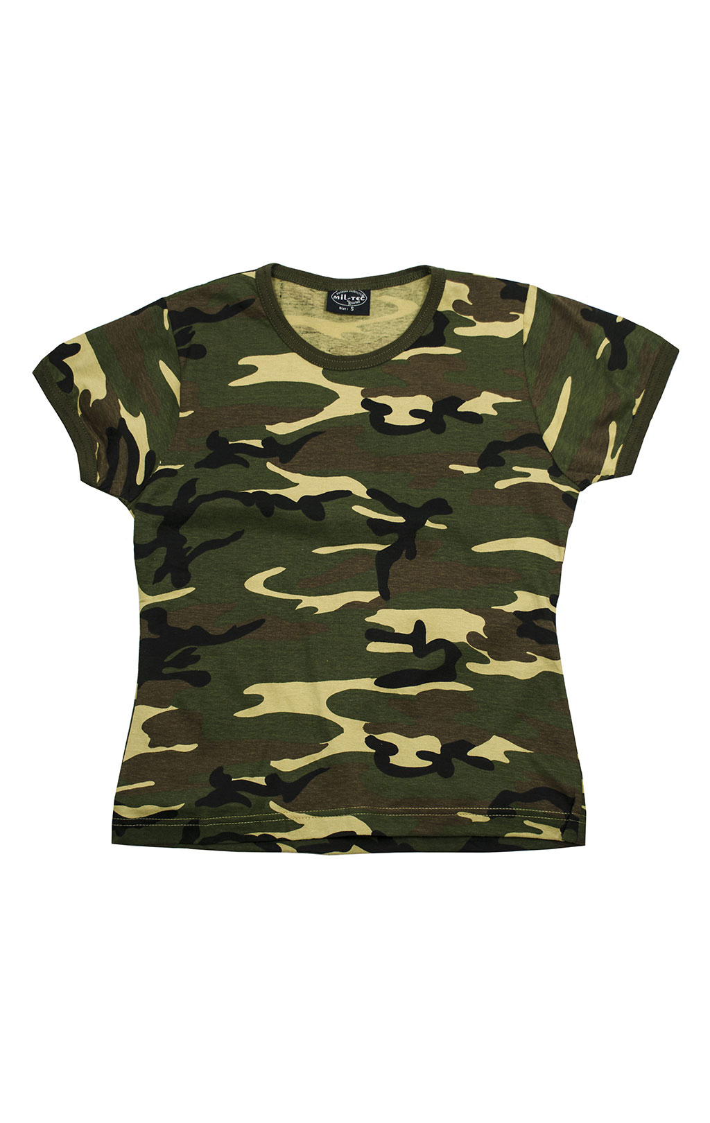 Женская футболка полевая хлопок camo woodland 