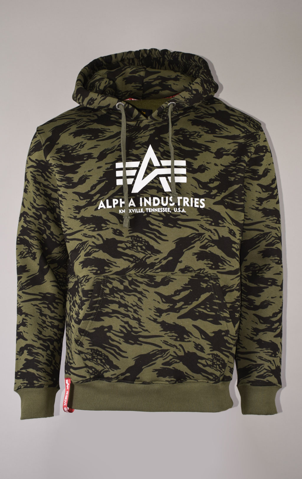 Толстовка ALPHA INDUSTRIES BASIC HOODY brushstroke green 