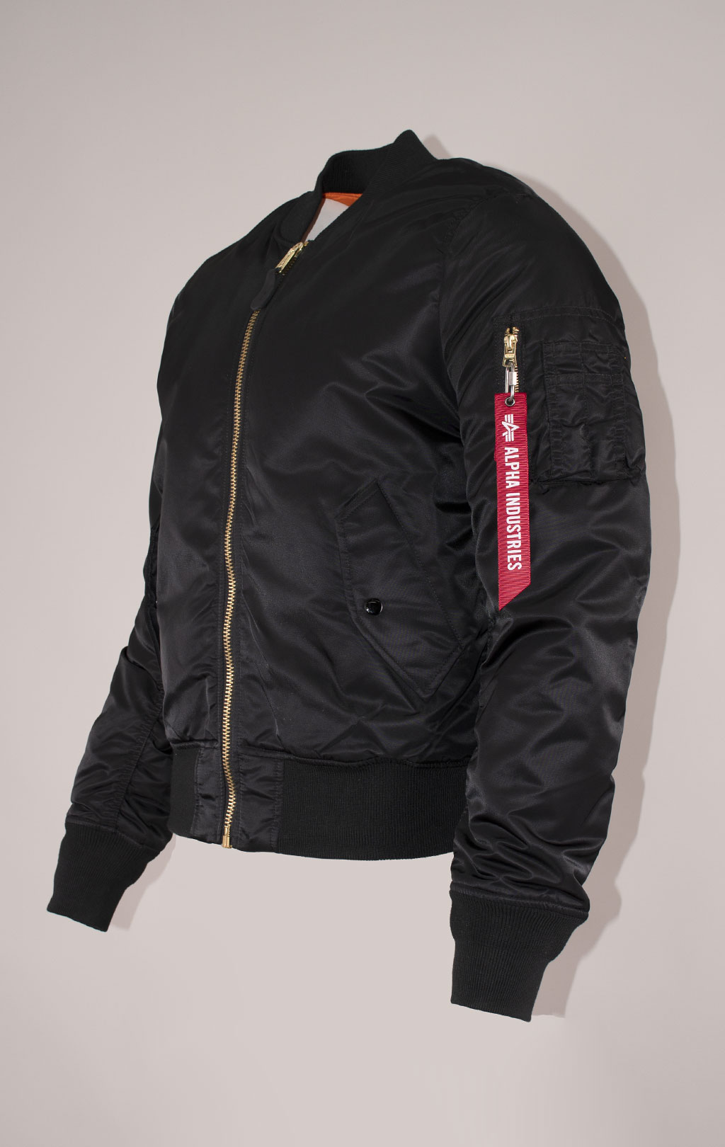 Бомбер ALPHA INDUSTRIES SLIM FIT/EUROPEAN FIT MA-1 FW 21/22 m black 