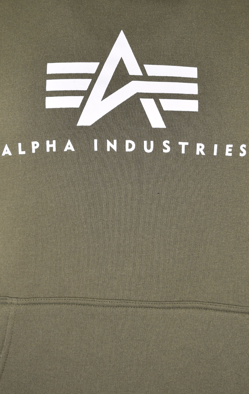 Толстовка ALPHA INDUSTRIES BASIC LOGO HOODIE olive 