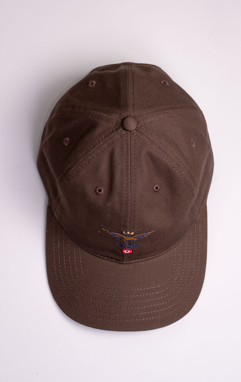 Бейсболка AERONAUTICA MILITARE SS 26/CN chestnut brown (HA 1246) 