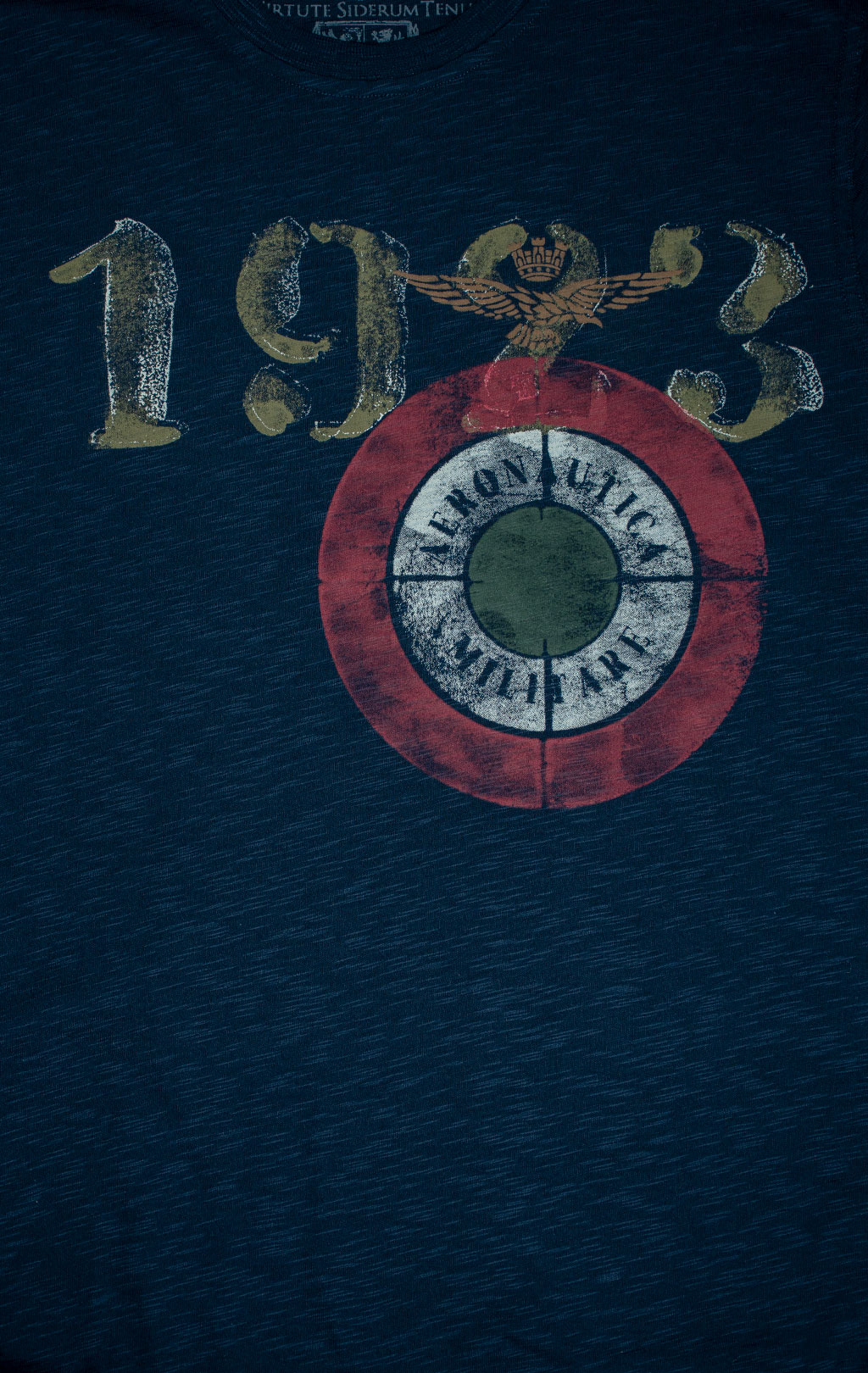 Лонгслив AERONAUTICA MILITARE FW 25/26/TR blue navy (TS 2487) 