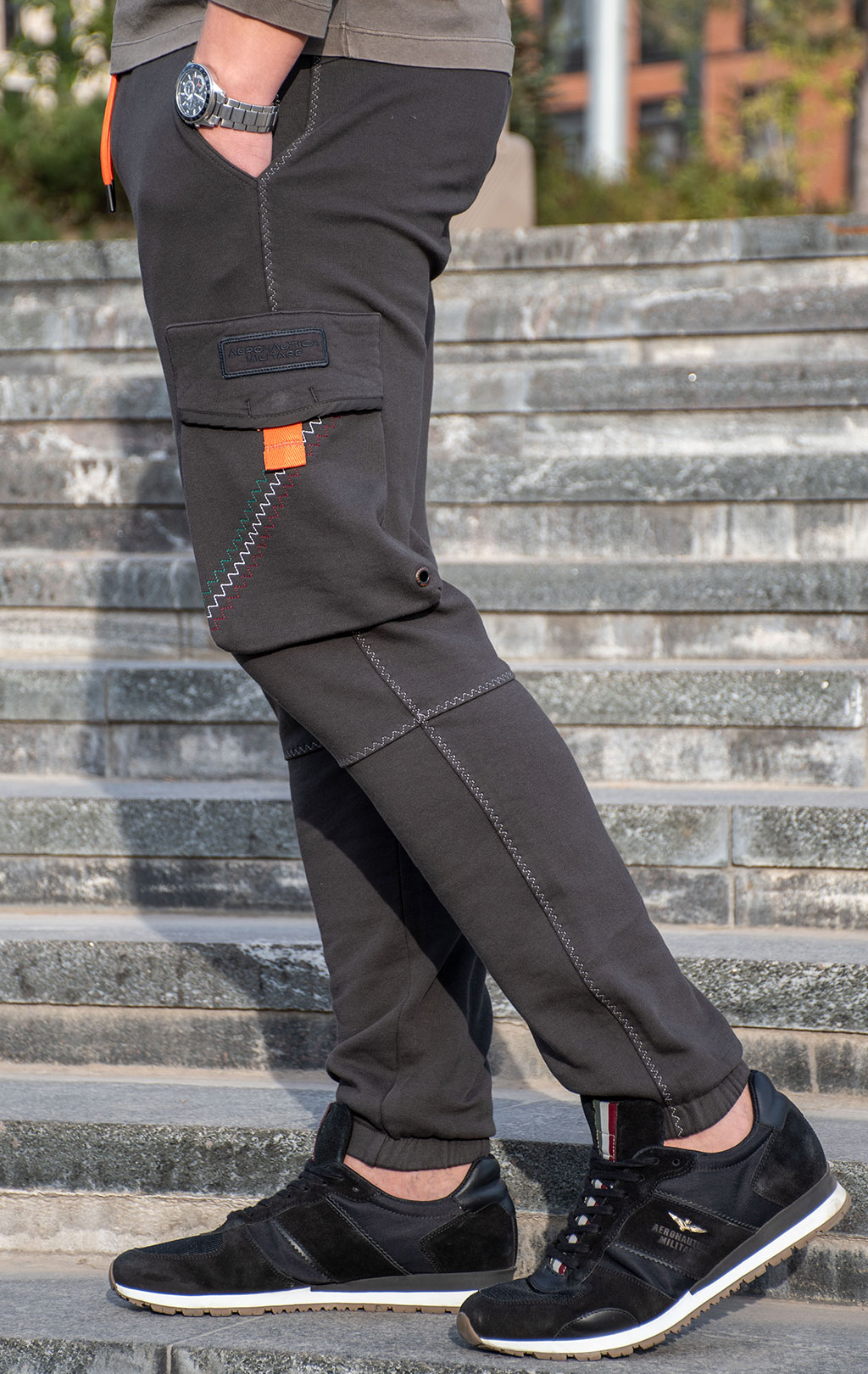 Брюки спортивные AERONAUTICA MILITARE FW 24/25/TR dark musk (PF 947) 