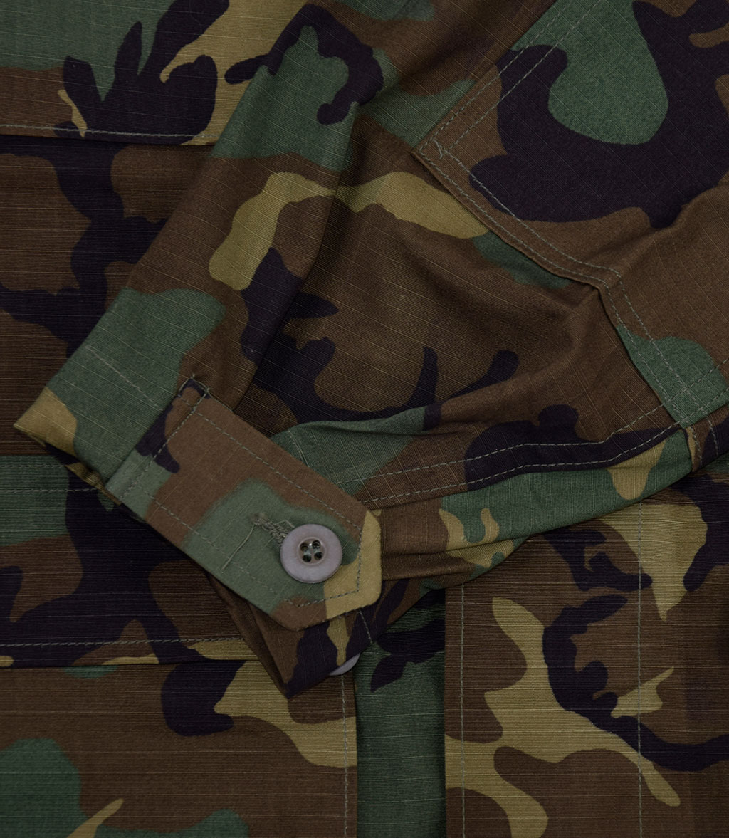 Китель полевой BDU без нашивок camo woodland 2 кат. США