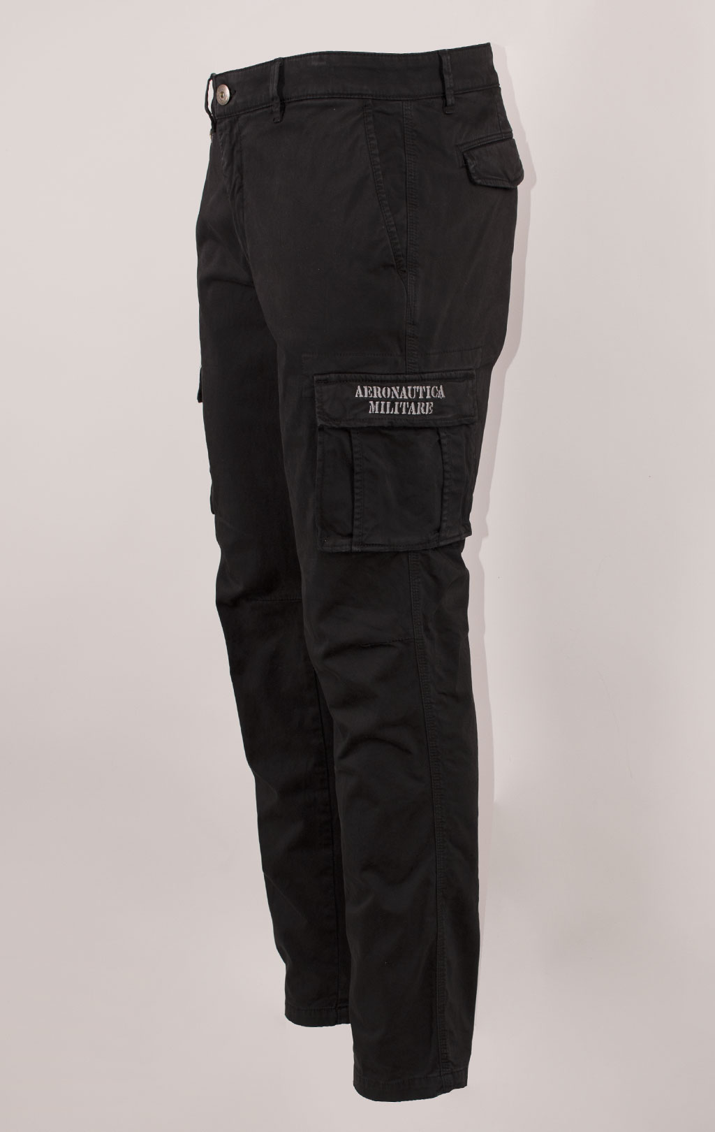 Брюки-карго AERONAUTICA MILITARE плотные FW 24/25/AL jet black (PA 1329) 
