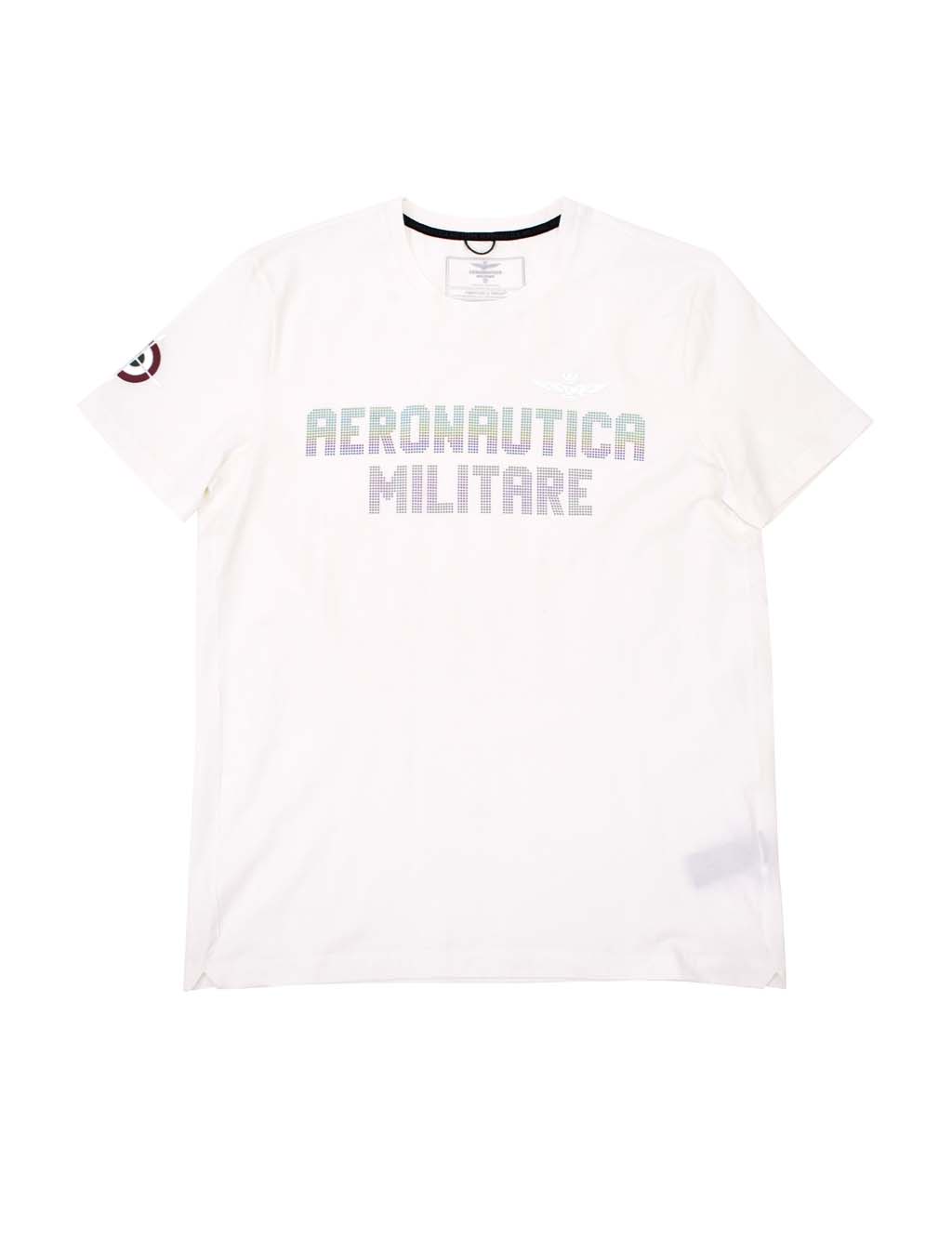 Футболка AERONAUTICA MILITARE SS 21/TR off white (TS 1845) 