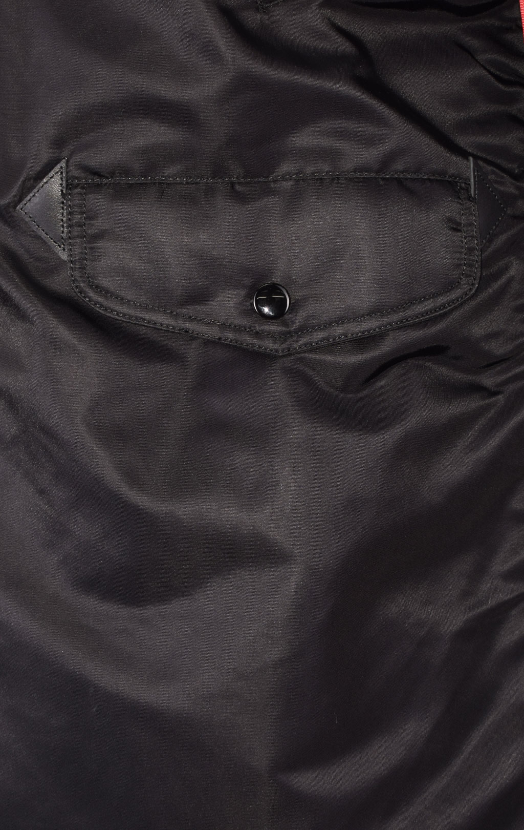 Аляска ALPHA INDUSTRIES SLIM FIT GEN-I big size N-3B black/orange 