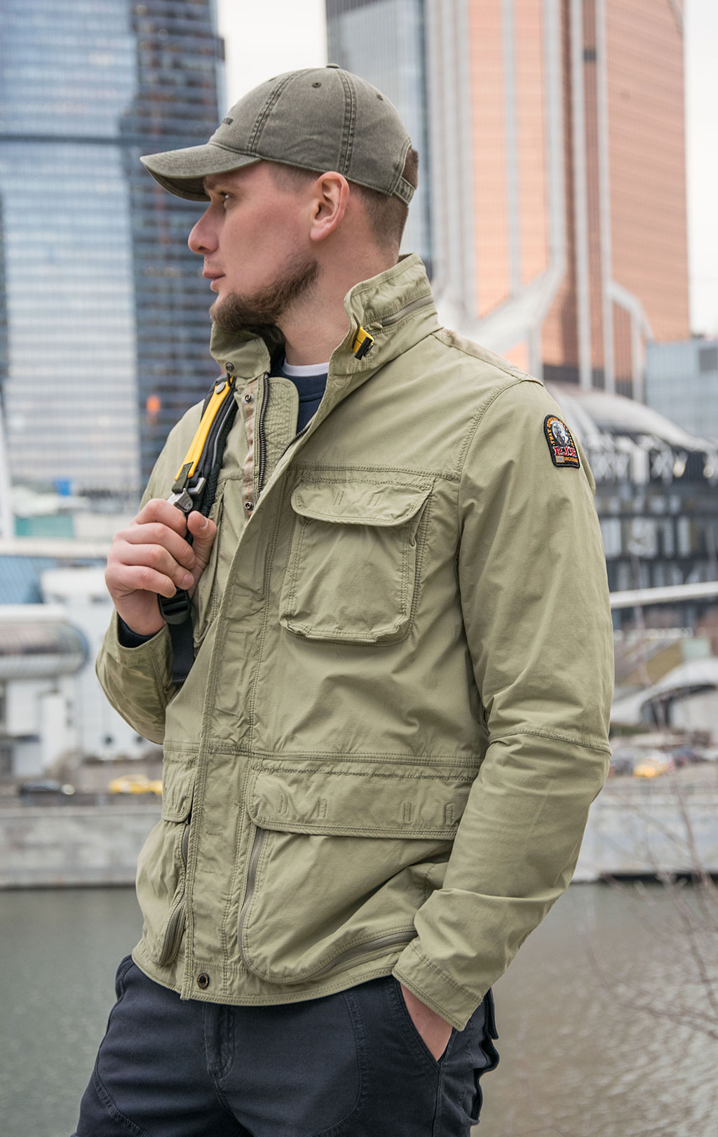 Ветровка PARAJUMPERS DESERT M-65 SS 23 sage 