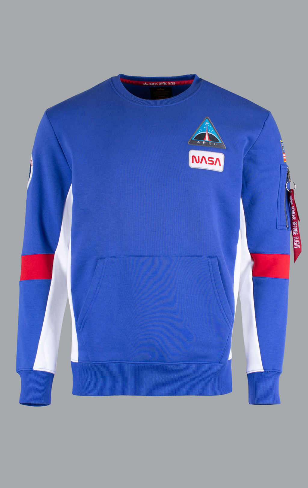 Свитшот ALPHA INDUSTRIES NASA SPACE CAMP SWEATER nautical blue 