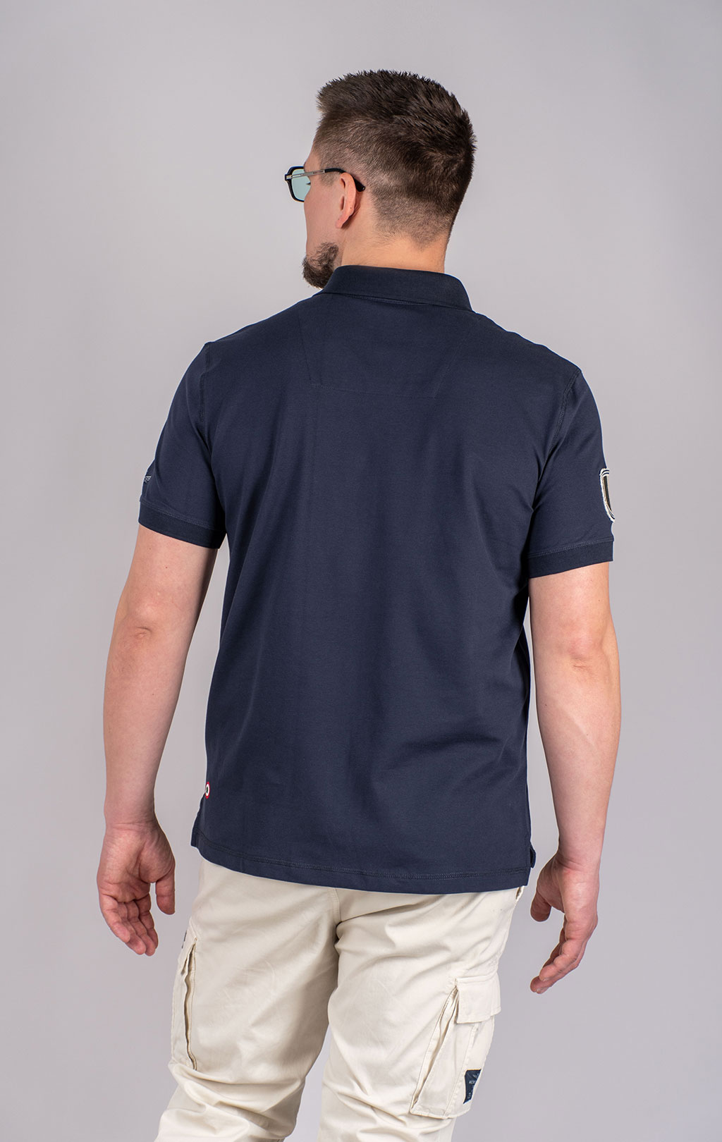 Футболка-поло AERONAUTICA MILITARE SS 25 m/BD blue navy (PO 1851) 