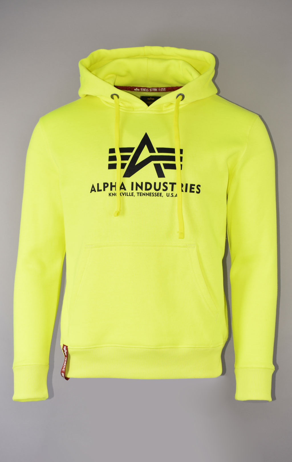 Толстовка ALPHA INDUSTRIES BASIC HOODY NEON neon/yellow 