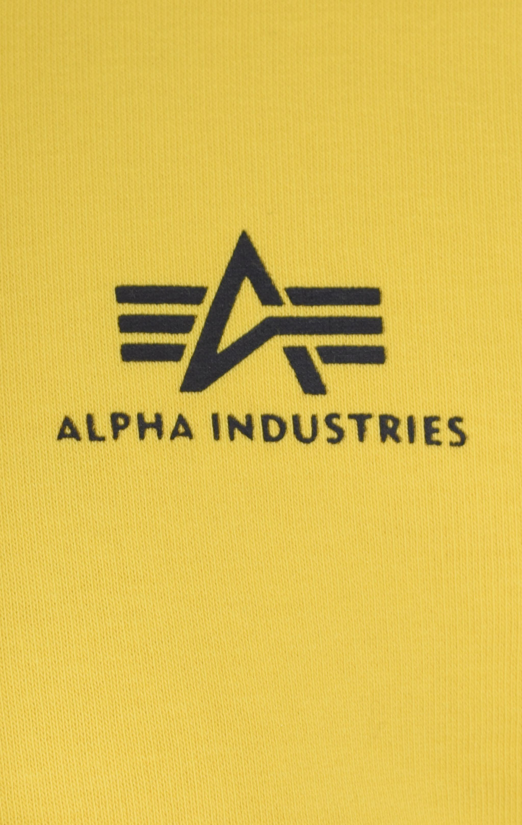 Толстовка ALPHA INDUSTRIES BASIC HOODY SMALL LOGO empire yellow 