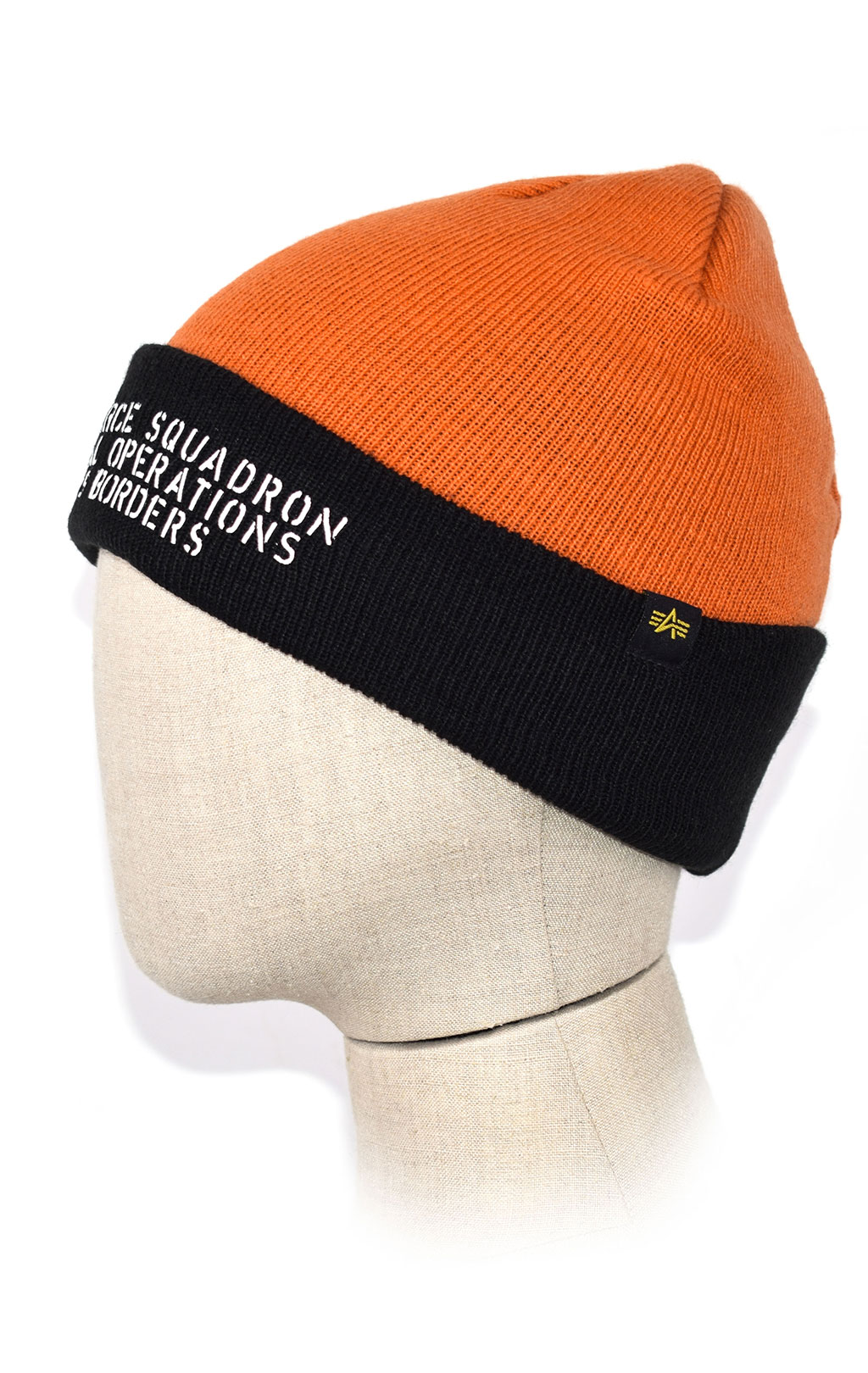 Шапка ALPHA INDUSTRIES AIR FORCE BEANIE flame orange 