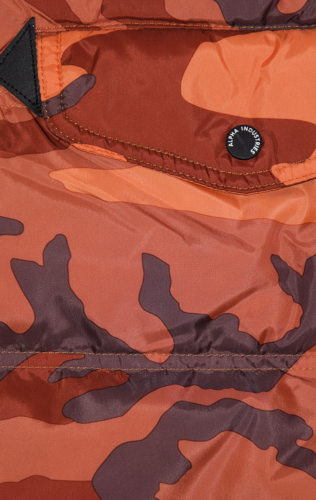 Аляска-пуховик ALPHA INDUSTRIES PUFFER N-3B orange camo 