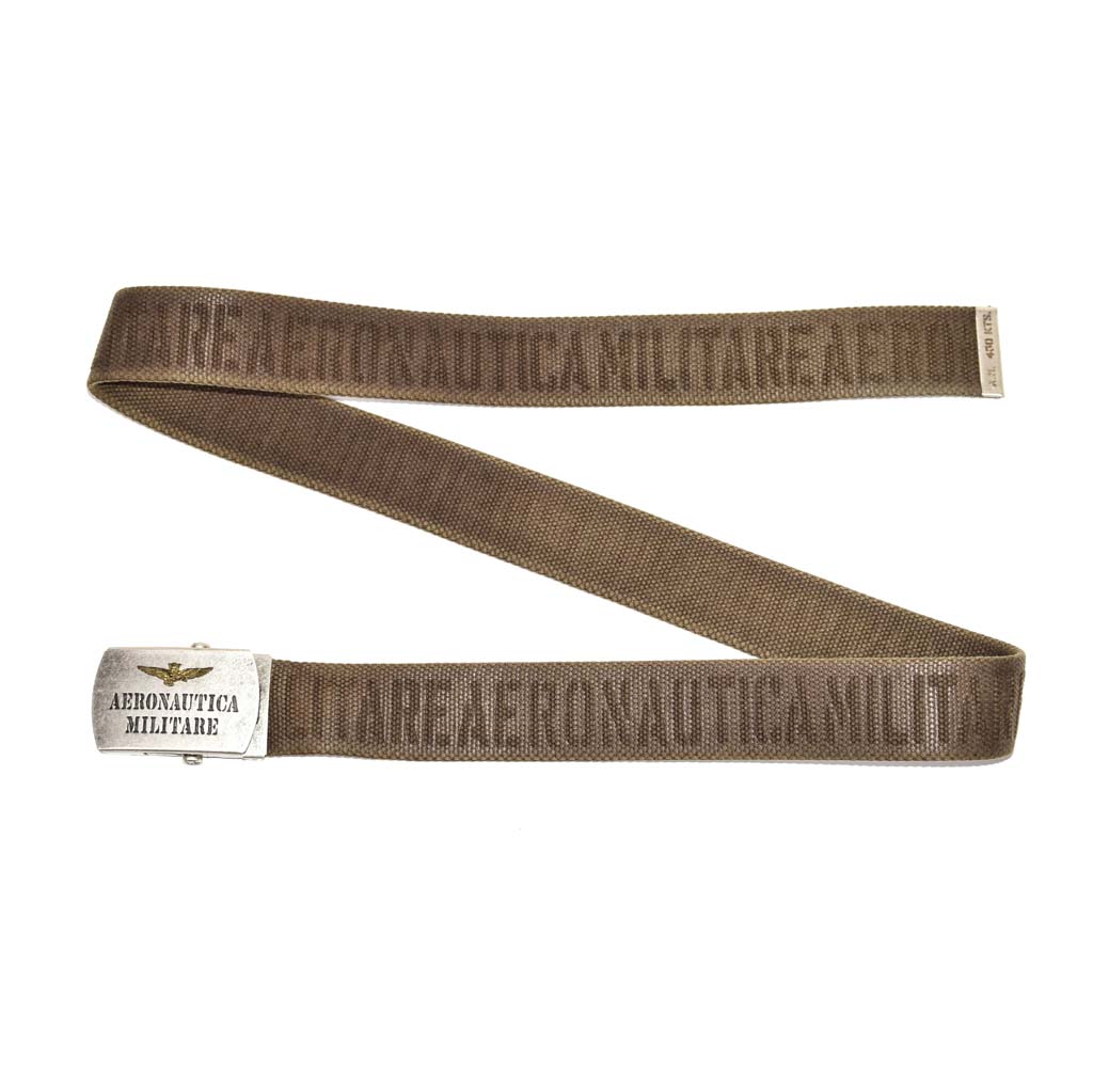 Ремень тканевый AERONAUTICA MILITARE FW 20/21/IT sabbia scuro (CI 271)
