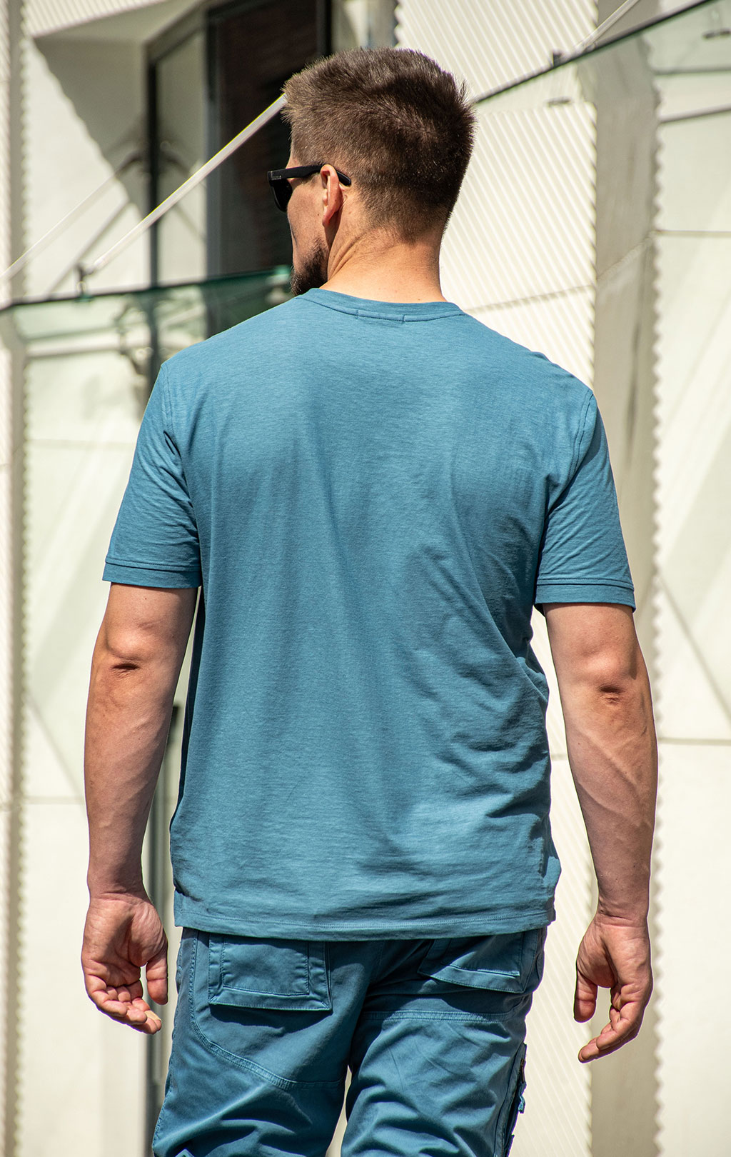 Футболка AERONAUTICA MILITARE SS 26/TR dusty blue (TS 2509) 