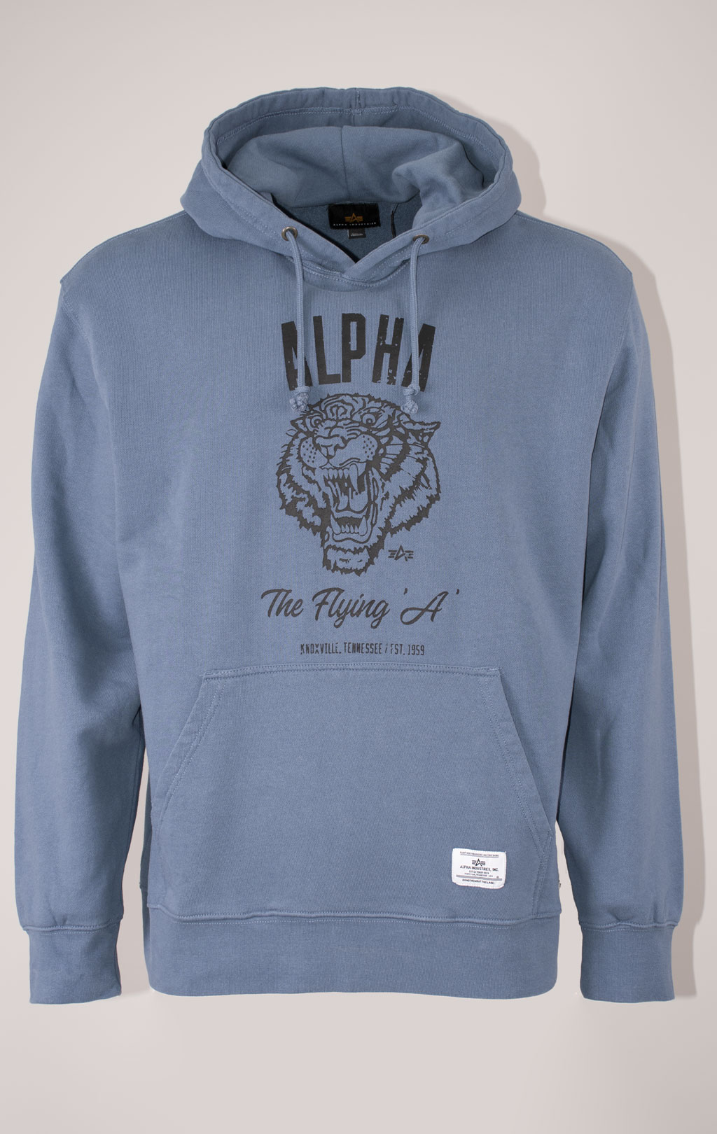 Толстовка ALPHA INDUSTRIES ALPHA TIGER HOODIE SS 24 m copen blue 