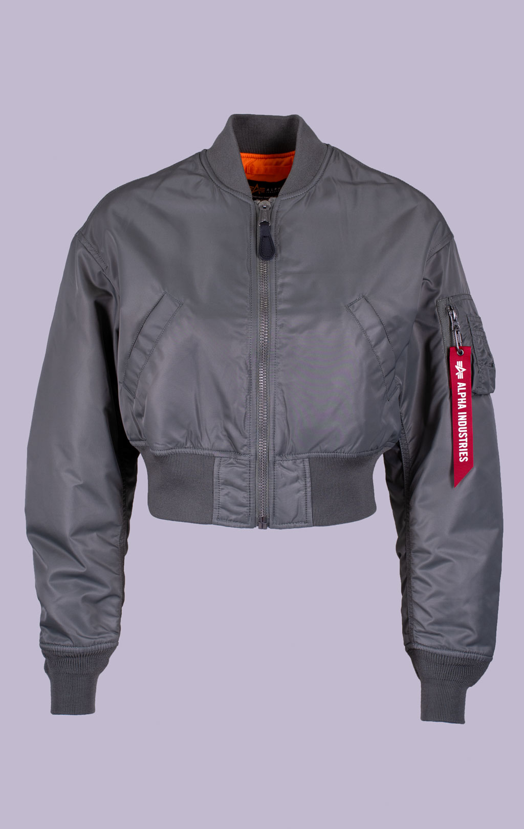 Женский бомбер ALPHA INDUSTRIES MA-1 CROPPED SS 26 field gray 