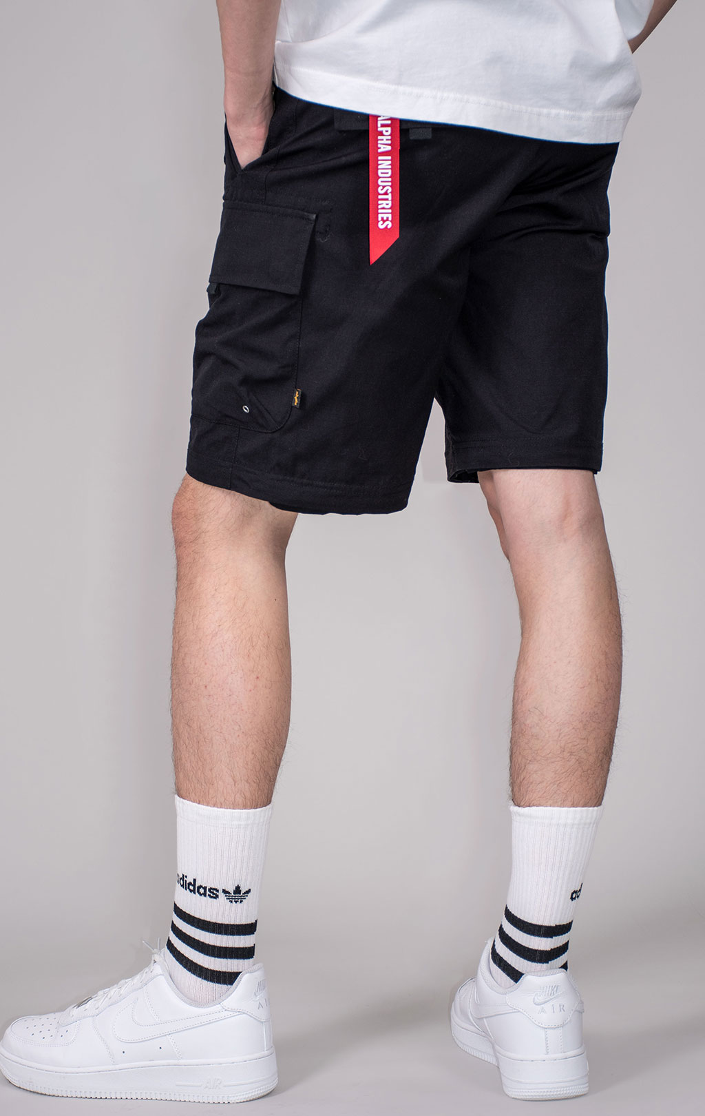 Брюки-карго ALPHA INDUSTRIES CONVERTIBLE CARGO PANT SS 24 m black 