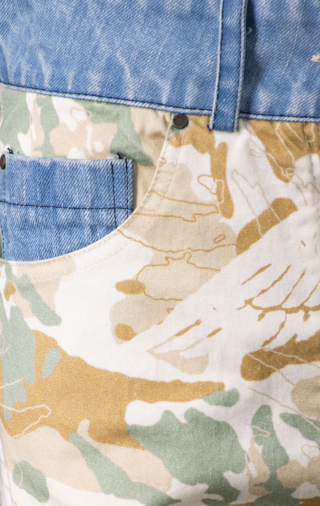 Женские брюки-карго AERONAUTICA MILITARE SS 24/TN camouflage naturale/salvia (PA 1595) 