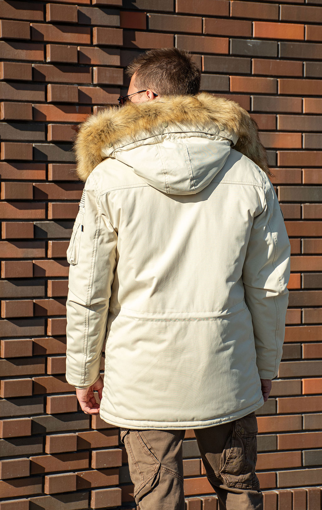 Аляска ALPHA INDUSTRIES POLAR vintage white 