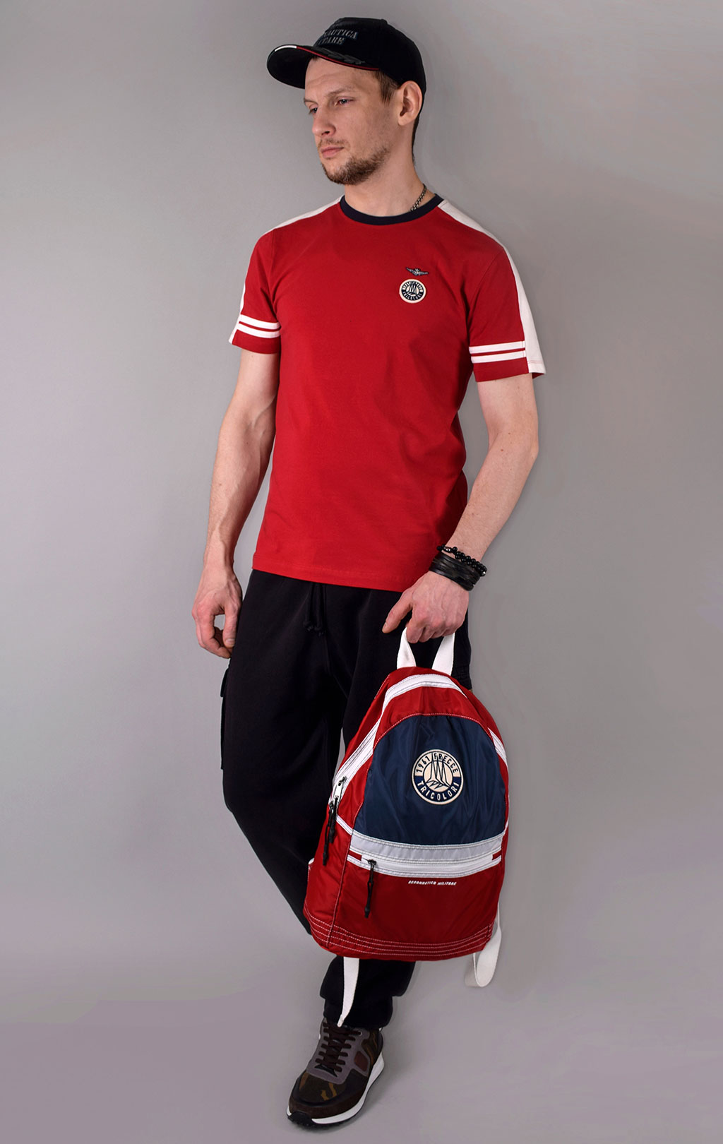 Футболка AERONAUTICA MILITARE SS 20 rosso (TS 1700)