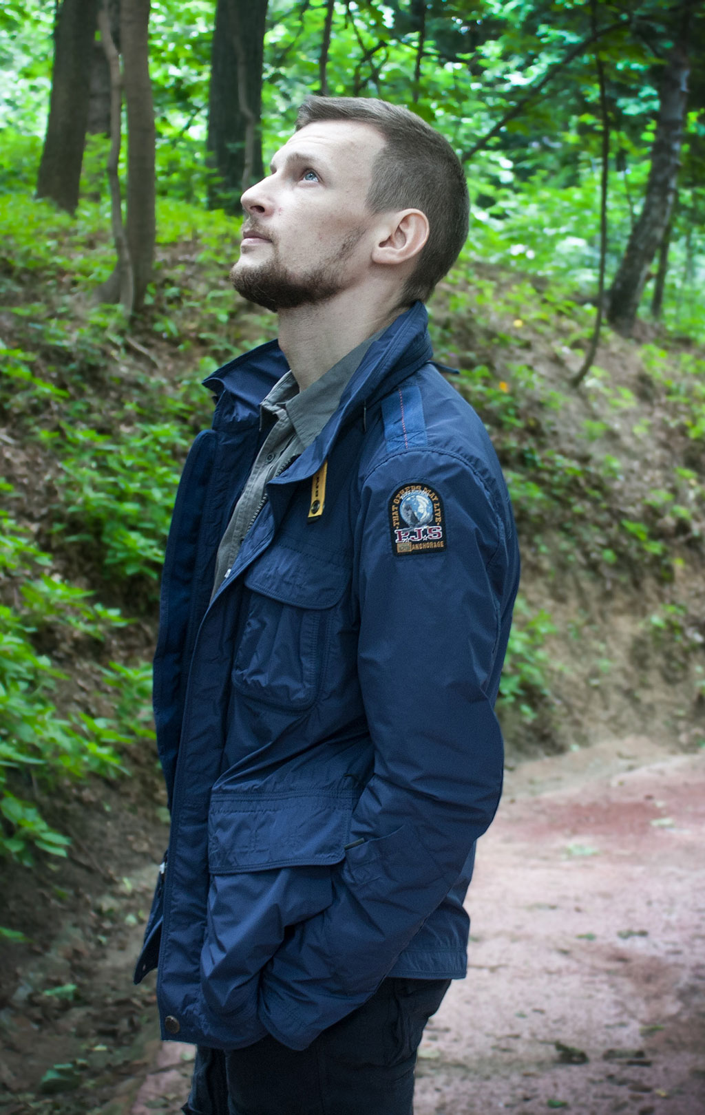 Ветровка PARAJUMPERS DESERT FLY M-65 dark indigo 