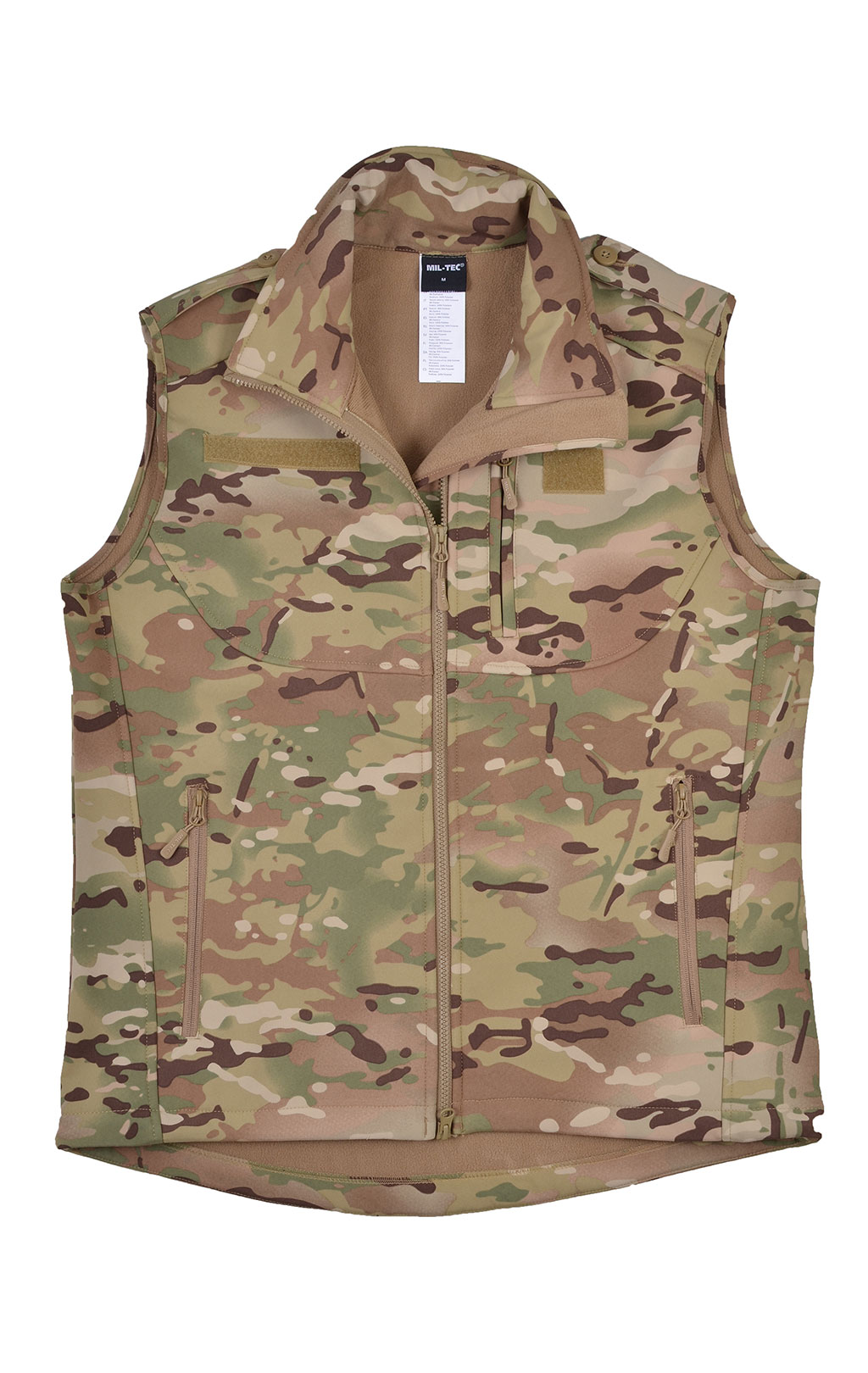 Жилет Mil-Tec Soft Shell multicam 