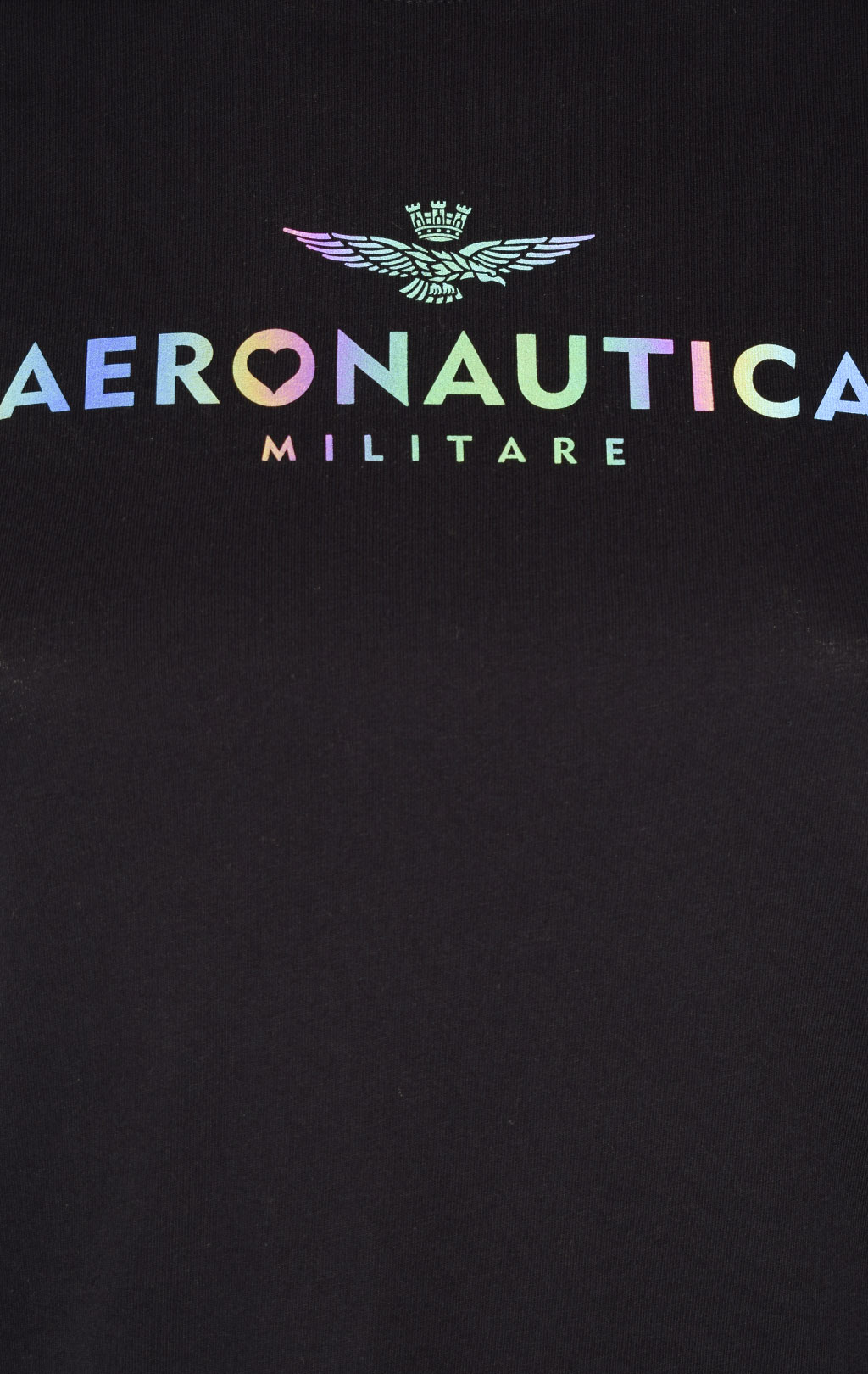 Женская футболка AERONAUTICA MILITARE FW 22/23/TR nero (TS 2031) 