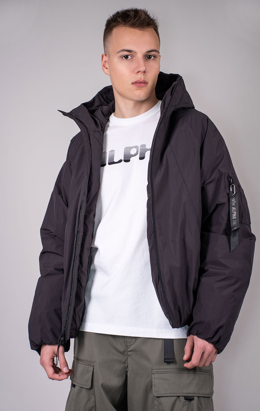 Куртка ALPHA INDUSTRIES INSULATED HOODED PARKA FW 24/25 black 