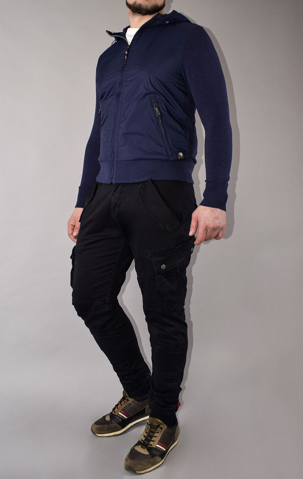 Толстовка с капюшоном PARAJUMPERS FRANKLIN navy 