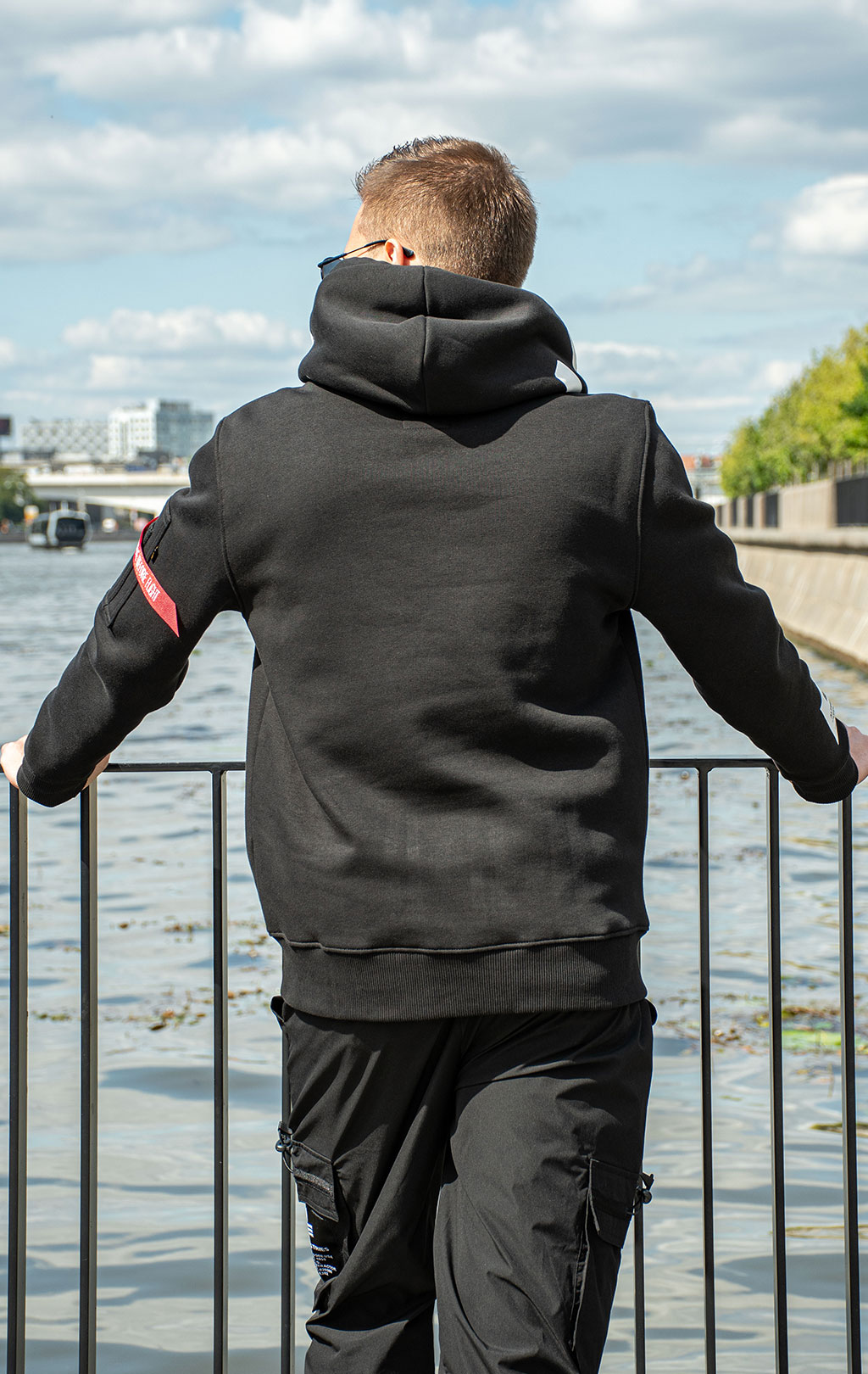 Толстовка ALPHA INDUSTRIES ALPHA HOODY black 