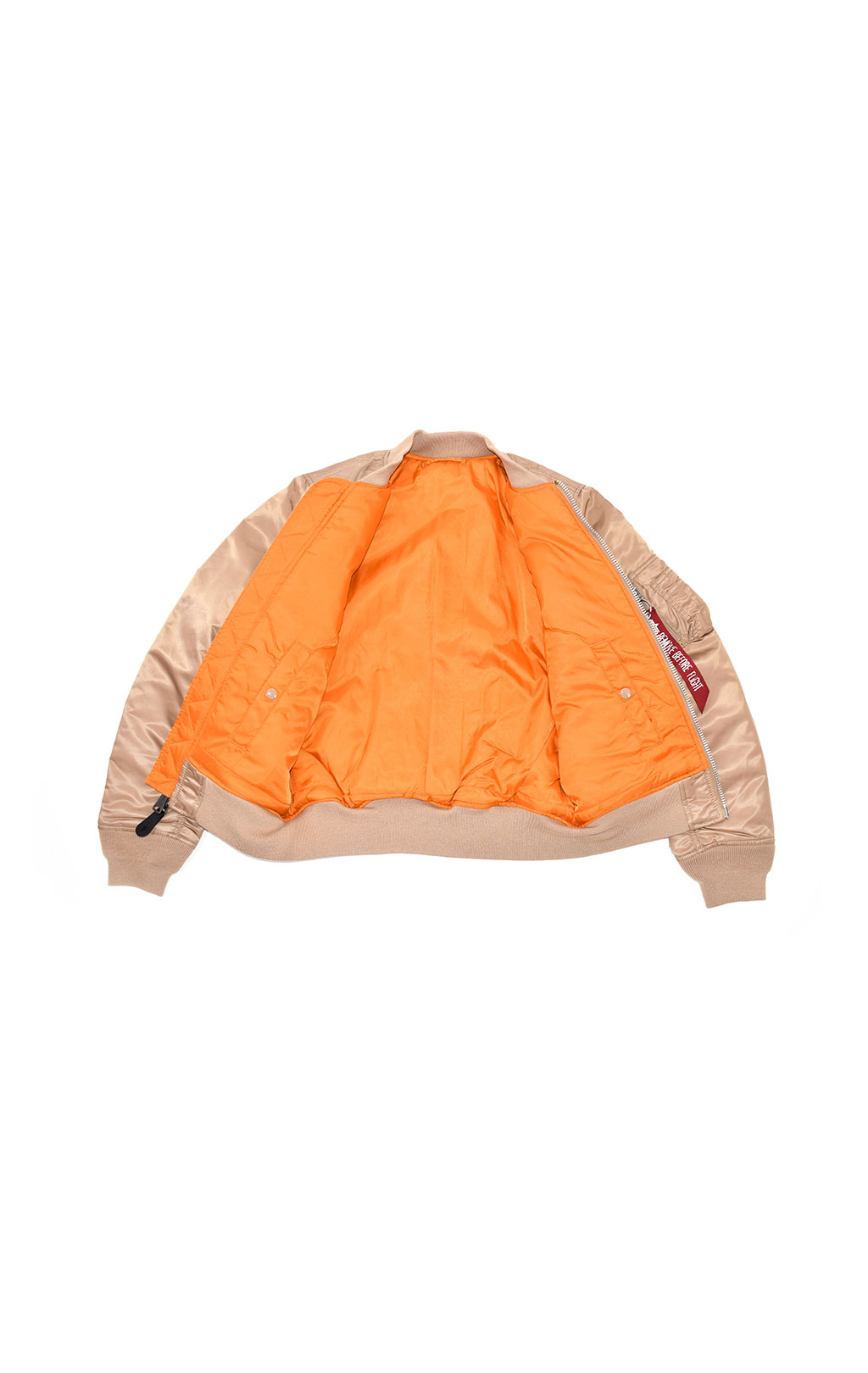 Женская куртка-бомбер лётная ALPHA INDUSTRIES MA-1 FW 21 m rose gold 