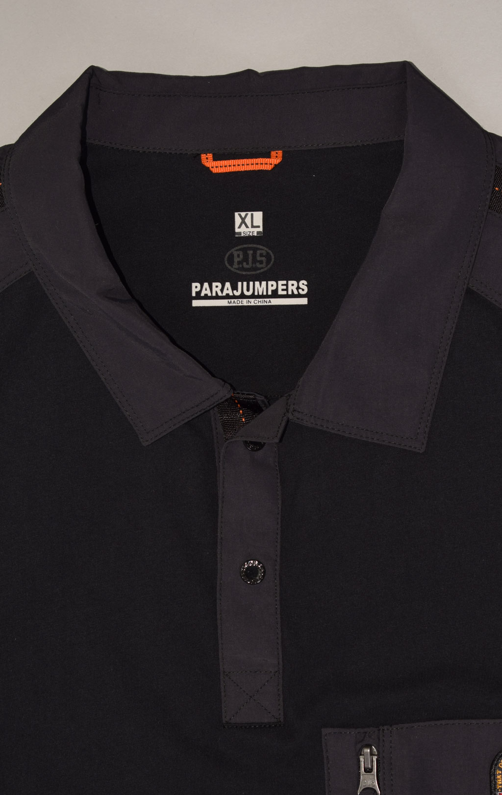 Футболка-поло PARAJUMPERS RESCUE POLO SS 23 black 