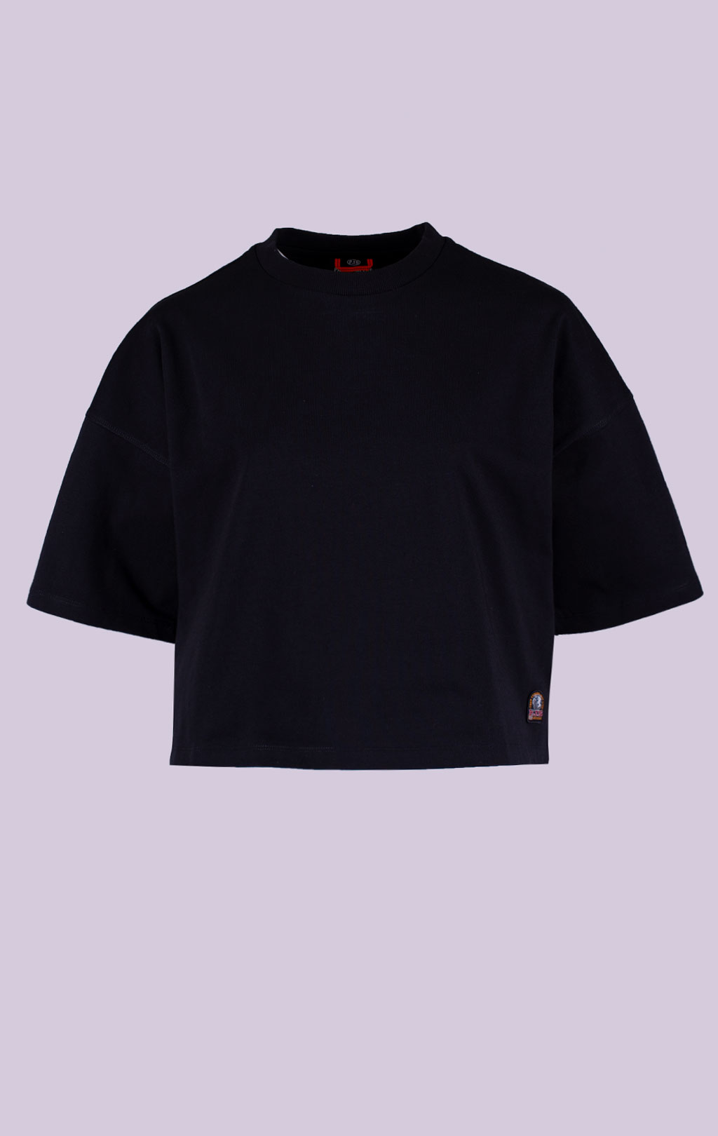 Женская футболка-кроп PARAJUMPERS ROZANNE TEE SS 26 black 