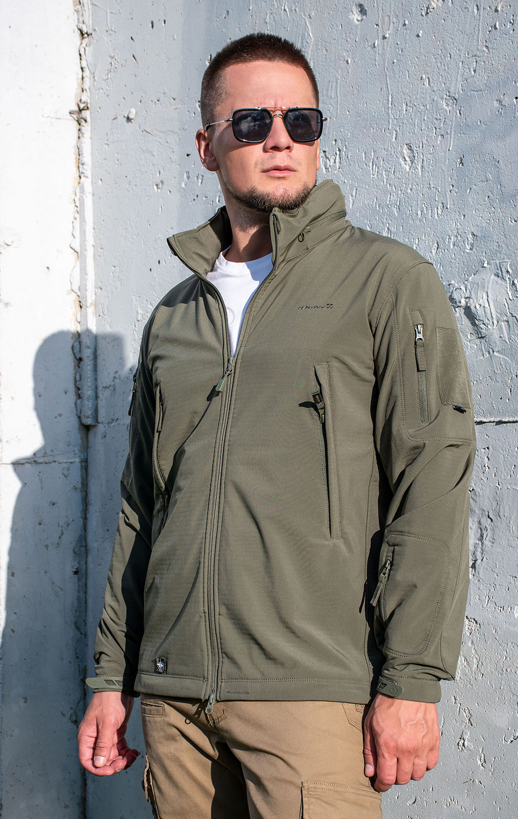 Куртка тактическая softshell Pentagon мембрана ARTAXES Soft Shell olive 06 08011 