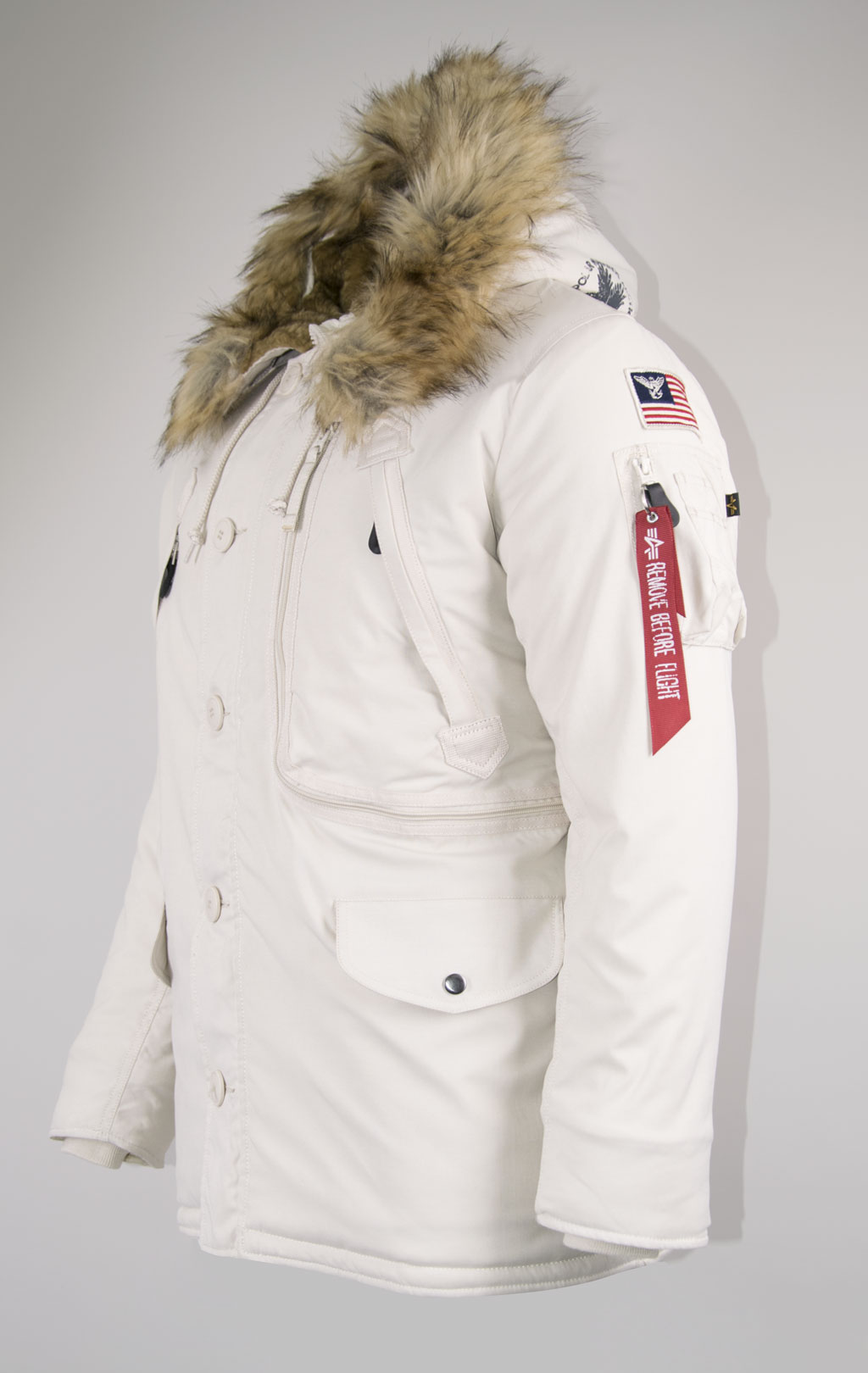 Аляска ALPHA INDUSTRIES POLAR white off 