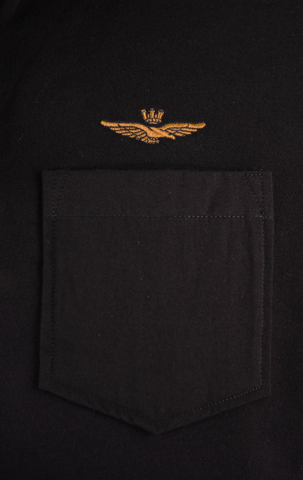 Свитшот AERONAUTICA MILITARE FW 25/26/TR jet black (FE 2067) 