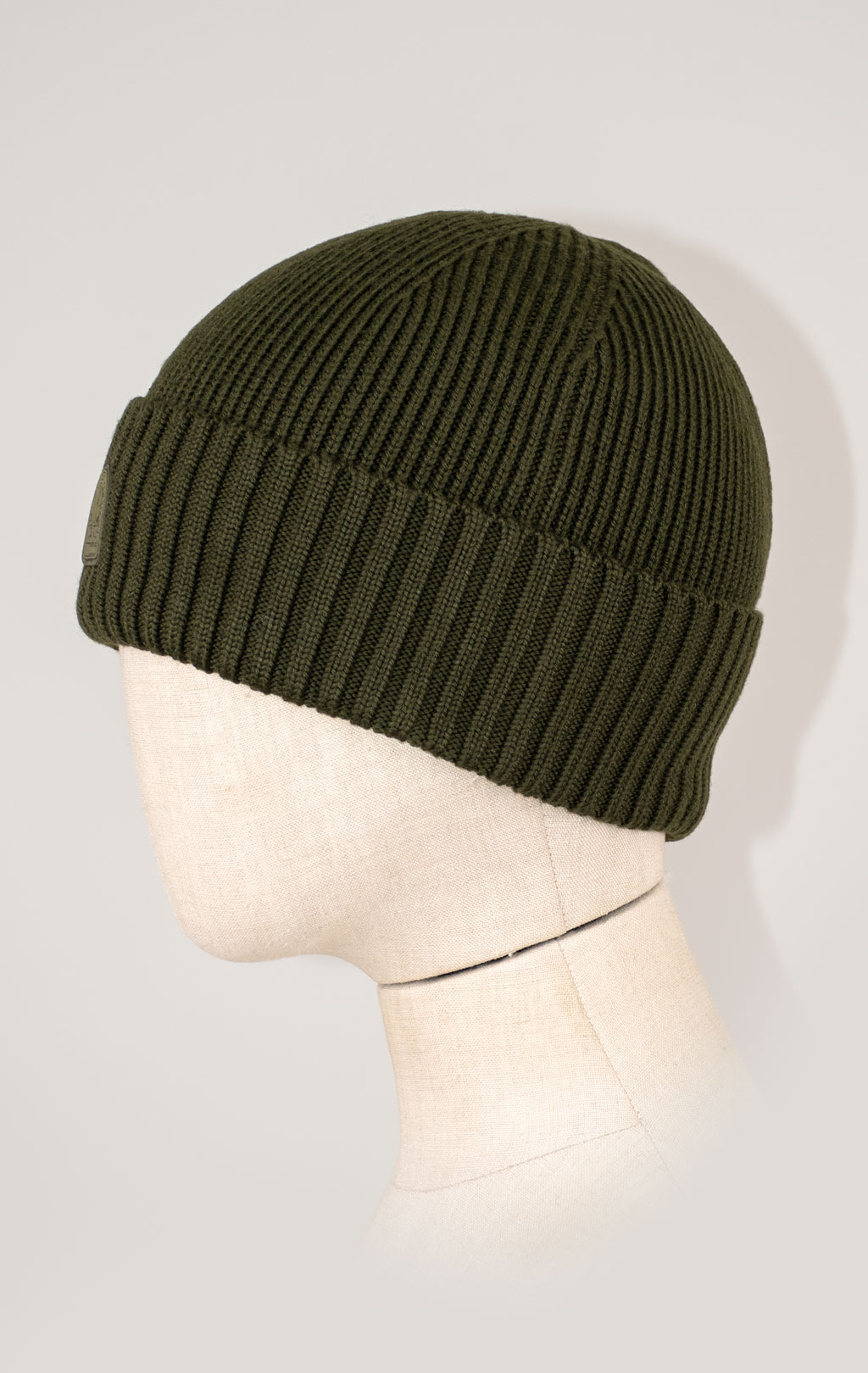 Шапка вязаная PARAJUMPERS PLAIN BEANIE FW 25/26 deep moss 