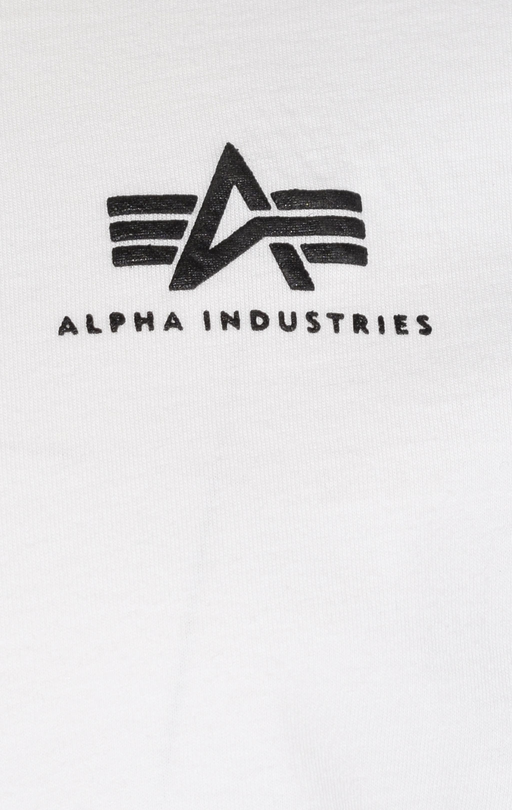 Футболка ALPHA INDUSTRIES BASIC T SMALL LOGO white 