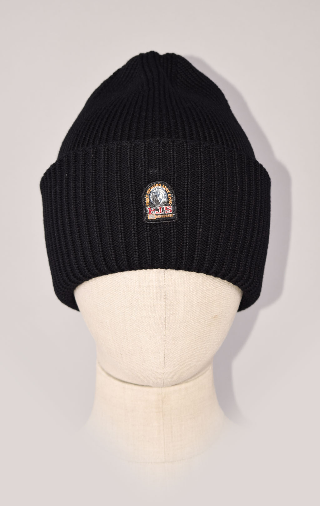 Шапка вязаная PARAJUMPERS STREET HAT FW 23/24 black 