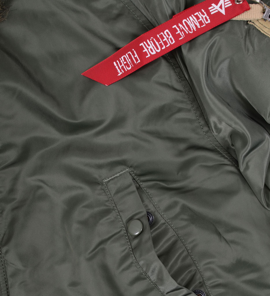 Аляска ALPHA INDUSTRIES ART VF N-3B sage green 