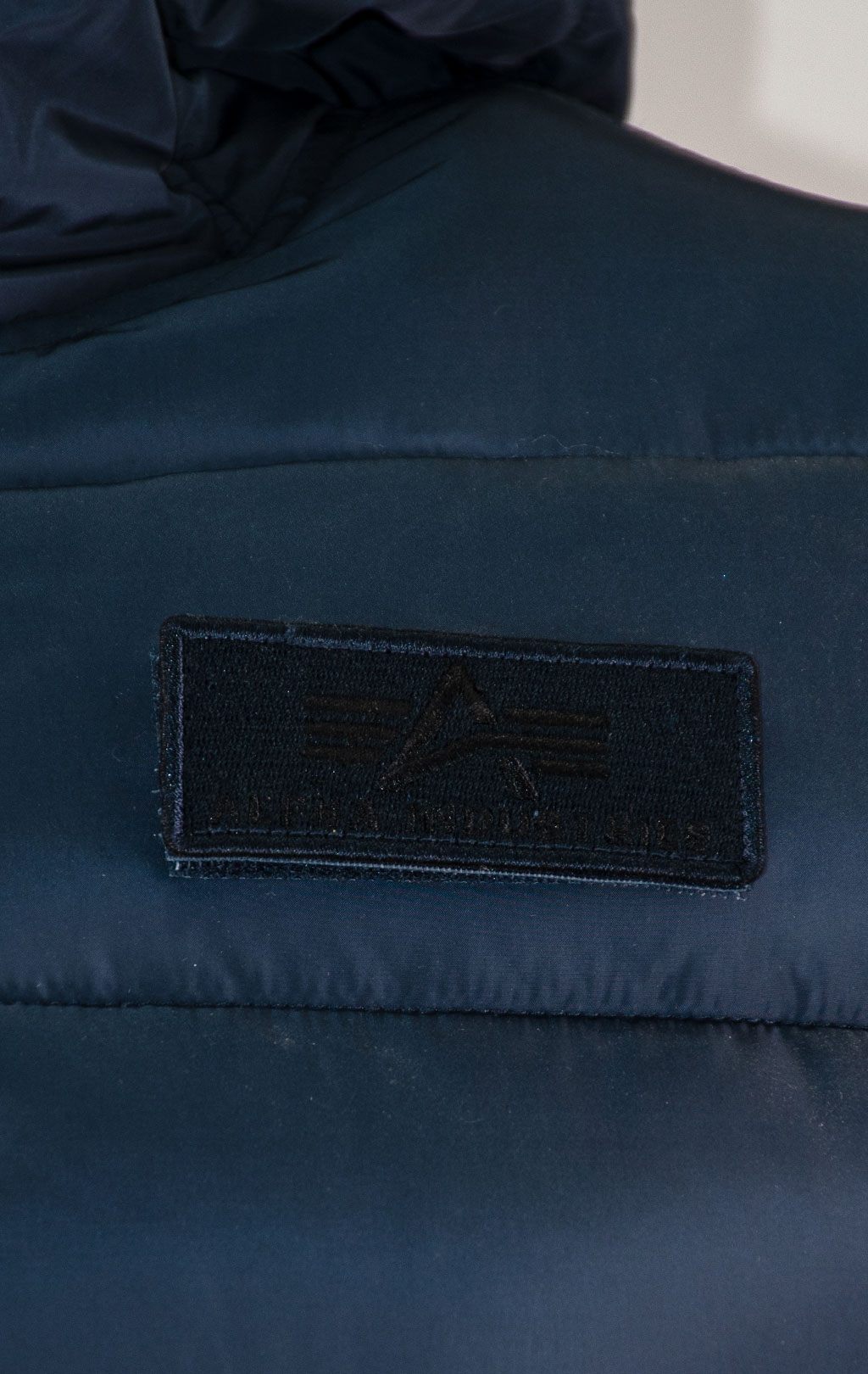 Куртка ALPHA INDUSTRIES HOODED PUFFER ALPHA FD rep. blue 