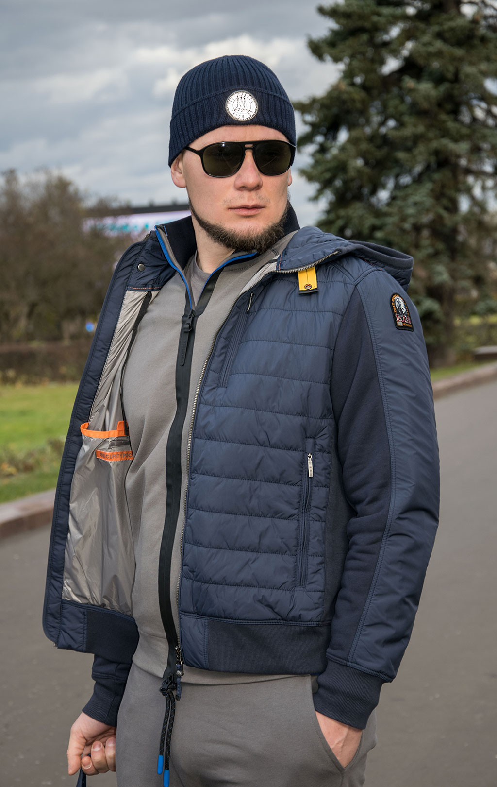 Толстовка с капюшоном PARAJUMPERS GORDON FW 21/22 navy 