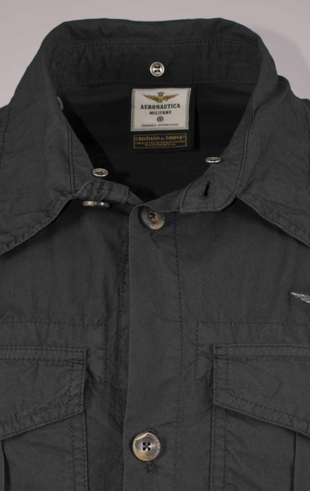Ветровка AERONAUTICA MILITARE SS 24 m/AL anthracite grey (AC 020) 