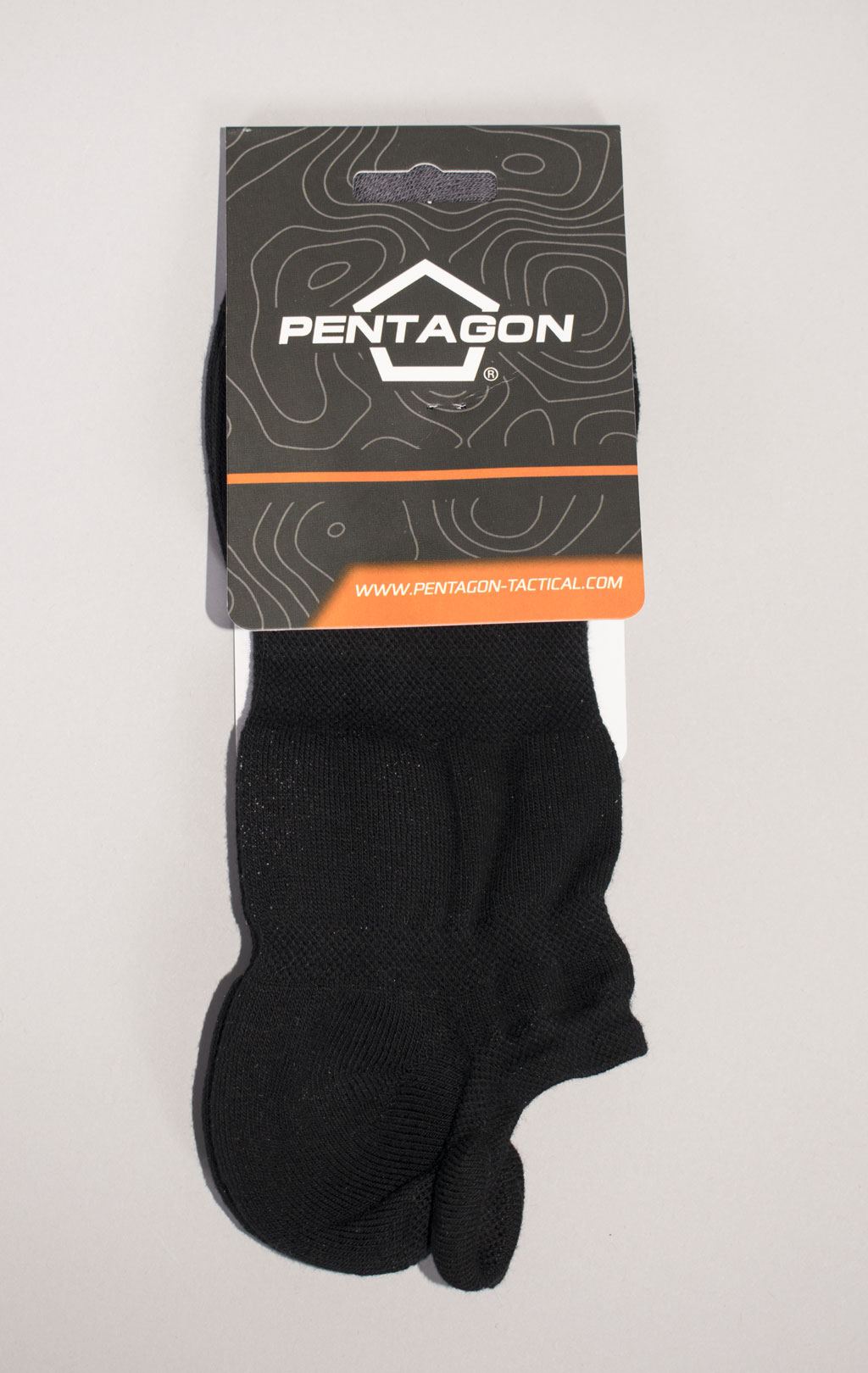 Носки низкие Pentagon INVISIBLE black 14014 