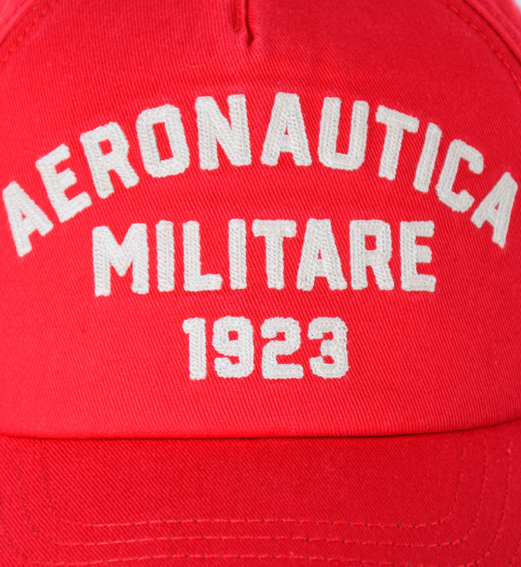 Бейсболка AERONAUTICA MILITARE rosso sport (HA 1009)