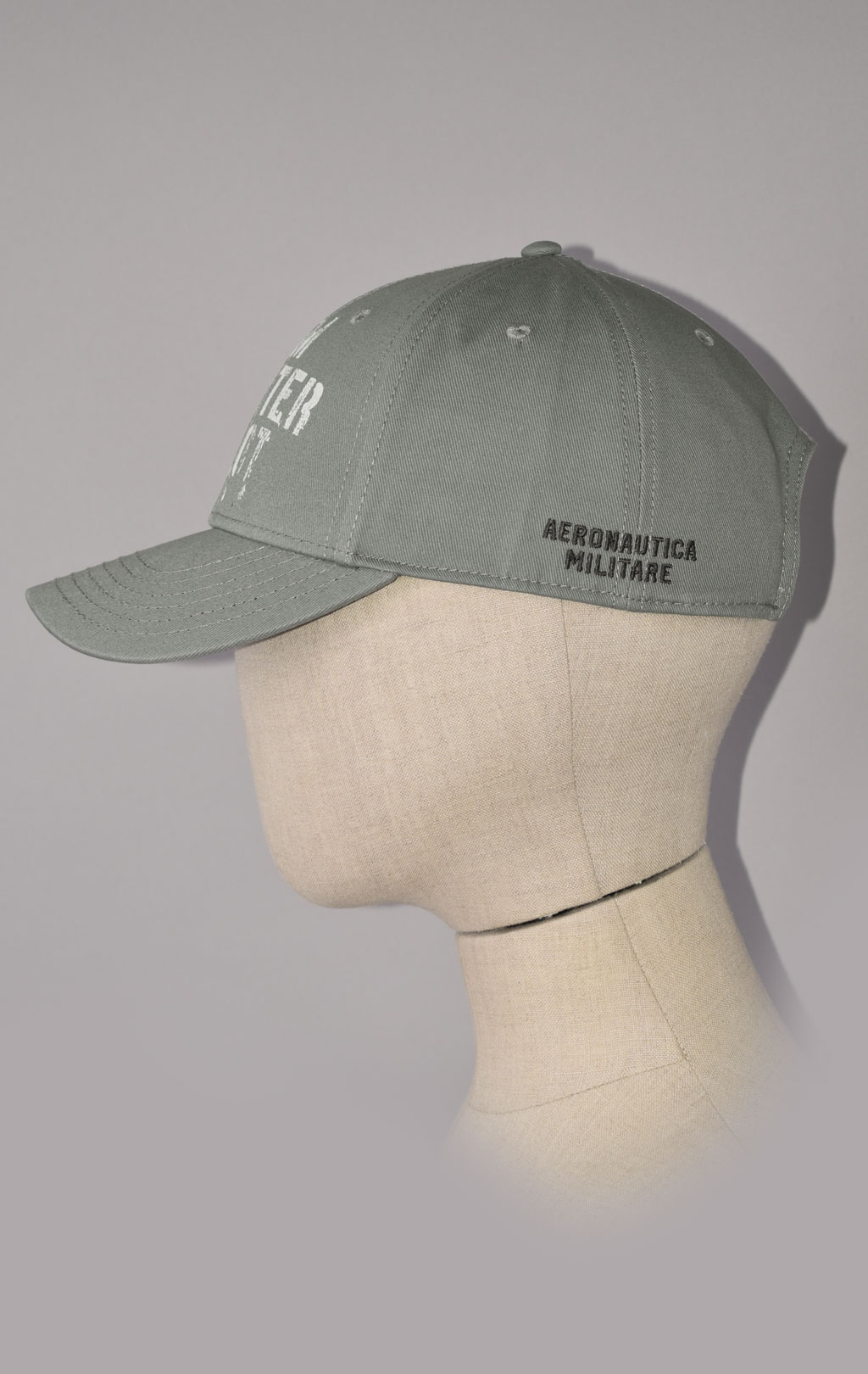 Бейсболка AERONAUTICA MILITARE SS 23/CN verde militare (HA 1128) 