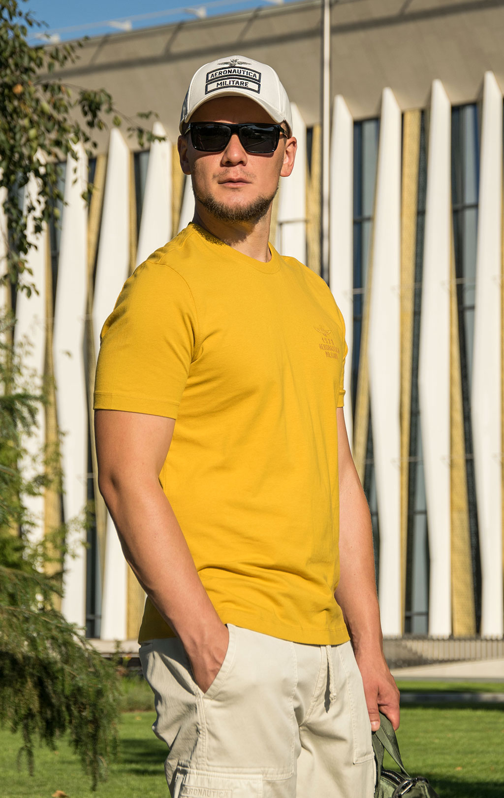 Футболка AERONAUTICA MILITARE FW 23/24/TR yellow (TS 2129) 