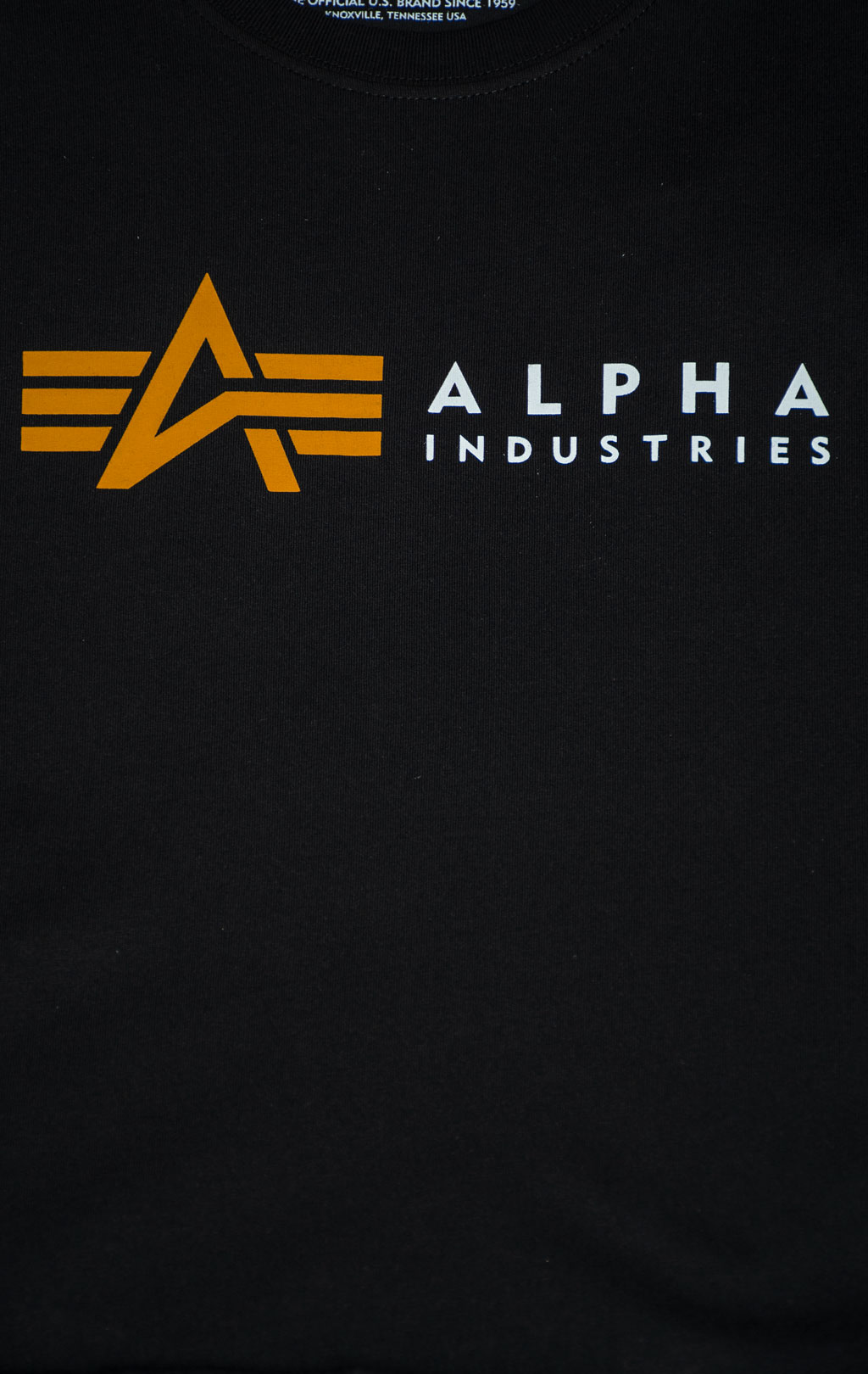 Футболка ALPHA INDUSTRIES ALPHA LABEL T black 